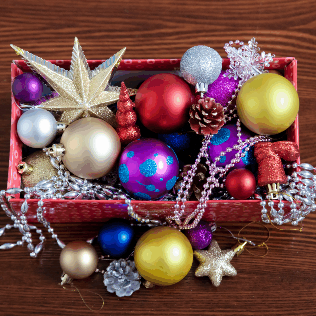 holiday decor storage