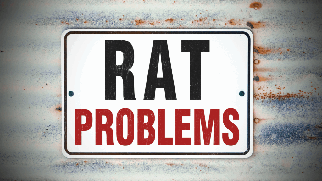 Rat Problems sign